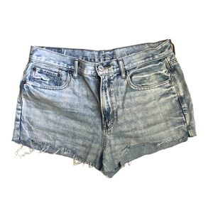 American Eagle Women’s Jean Cutoff Shorts - distressed - frayed- Size 10